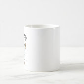 Mug Mouton arrive drôle de caca jeu de mots (Centre)