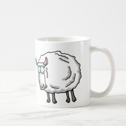 Mug mouton blanc (Droite)