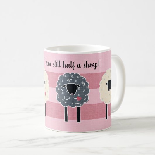 Mug Mouton de café (Devant droit)