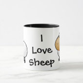 Mug mouton de dessin animé (Centre)