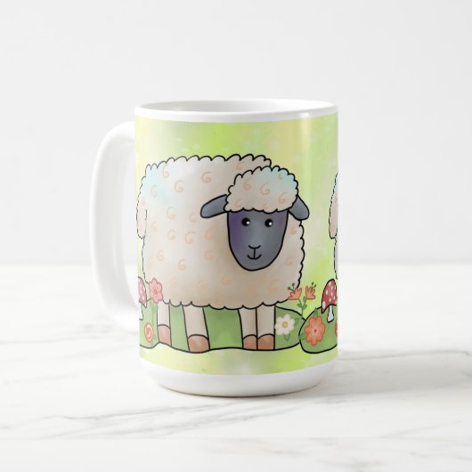 Mug Mouton du pâturage (Devant gauche)