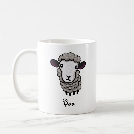 Mug mouton mignon (Gauche)