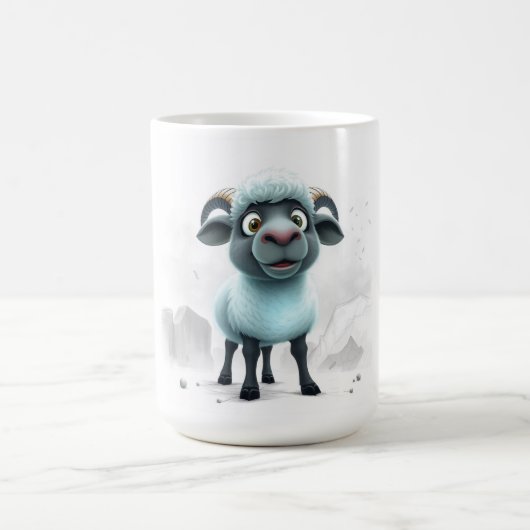 Mug Mouton mignon design cosy (Centre)