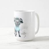 Mug Mouton mignon design cosy (Devant droit)