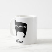 Mug "Mouton noir de la famille" personnalisable (Devant gauche)