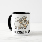 Mug Mouton noir et blanc (Devant gauche)