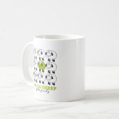 Mug Mouton vert de la famille (Devant gauche)