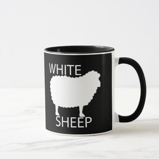 Mug Moutons blancs (Droite)
