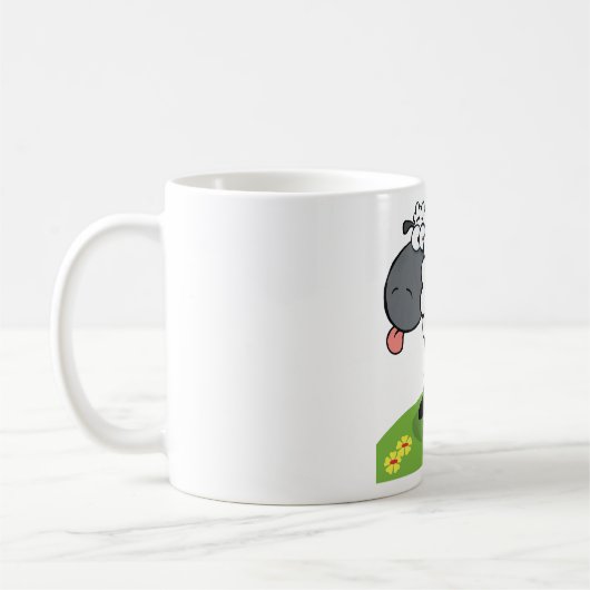 Mug Moutons collant la langue (Gauche)