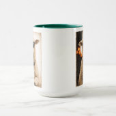 Mug Moutons cools buvant du café glacé (Centre)