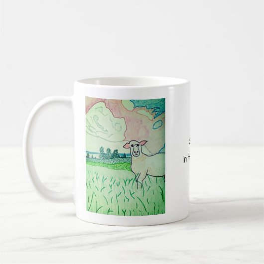 Mug Moutons dans le pâturage (Gauche)