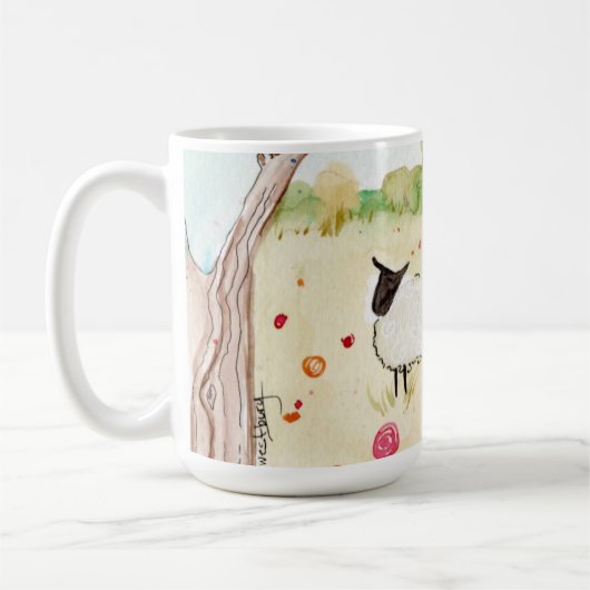 Mug Moutons dans le pré (Gauche)