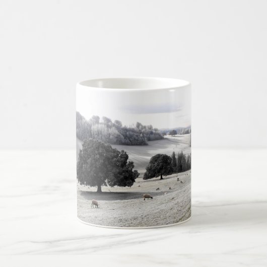 Mug Moutons dans un champ gelé (Centre)