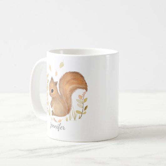 Mug Moutons de nom d'écureuil (Devant gauche)