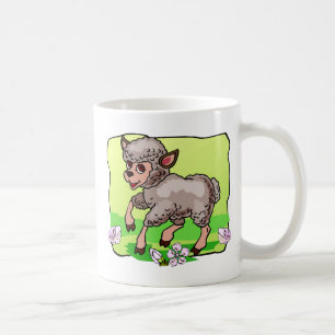 Mug Moutons en fleurs