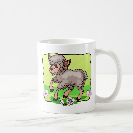 Mug Moutons en fleurs (Droite)