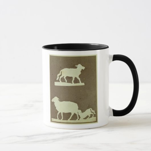 Mug Moutons et moutons avec l'agneau (Droite)