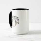 Mug Moutons floraux de halo (Devant gauche)