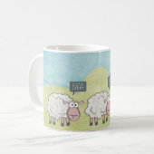 Mug Moutons mignons de rebelle d'amusement (Devant gauche)