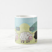 Mug Moutons mignons de rebelle d'amusement (Centre)