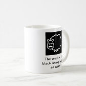 Mug Moutons noirs (Devant droit)