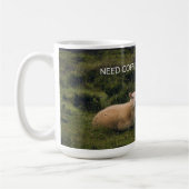 Mug Moutons personnalisés dans un champ (Gauche)