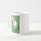 Mug Moutons sur fond de média mixtes (Devant gauche)