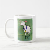 Mug Moutons sur fond de média mixtes (Gauche)