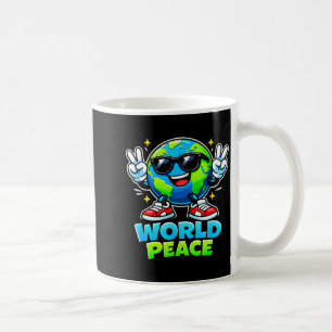 Mug Mouvement de diffusion de la paix mondiale drôle e