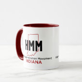 Mug Mouvement de modernisation du VIH Indiana (Devant gauche)