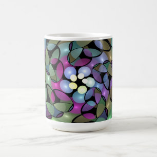 Mug Mouvements Colorés Art Abstrait Trippy Fractal