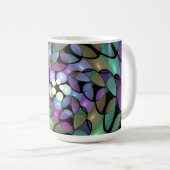 Mug Mouvements Colorés Art Abstrait Trippy Fractal (Devant droit)