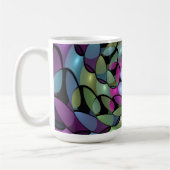 Mug Mouvements Colorés Art Abstrait Trippy Fractal (Gauche)
