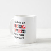 Mug mouvements d'échecs (Devant gauche)