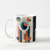 Mug Moyen Siècle Âge de l'espace Art Galaxy Navigation (Gauche)