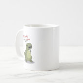 Mug Moyens de Rawr je t'aime dans le dinosaure (Devant gauche)