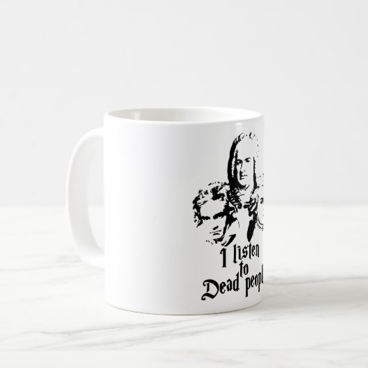 Mug Mozart Bach Beethoven (Devant gauche)
