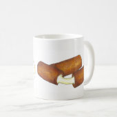 Mug Mozzarella Fromage Sticks Frits Alimentation en ju (Devant droit)