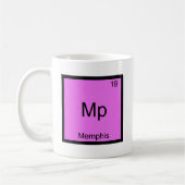 Mug MP - Pièce en t drôle de symbole d'élément de (Gauche)