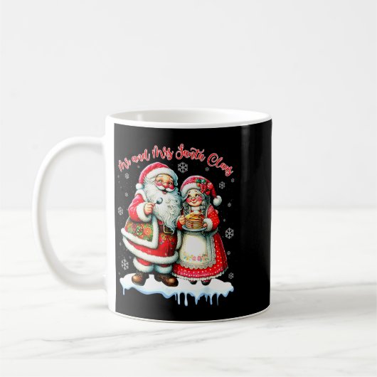 Mug Mr &amp; Mrs Santa Claus Christmas Matching Couple (Gauche)