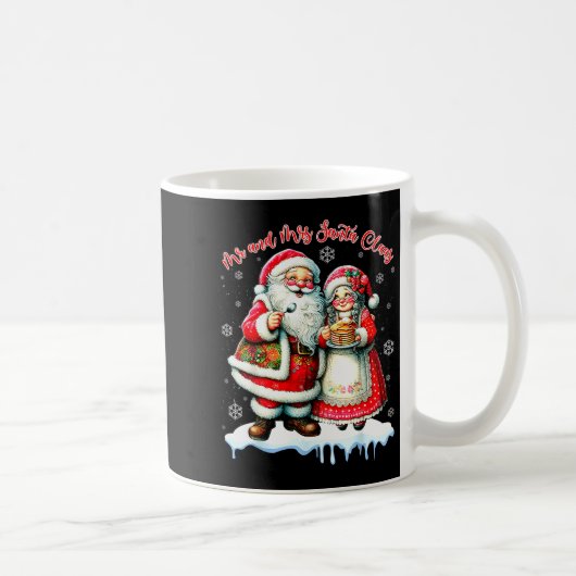 Mug Mr & Mrs Santa Claus Christmas Matching Couple (Droite)