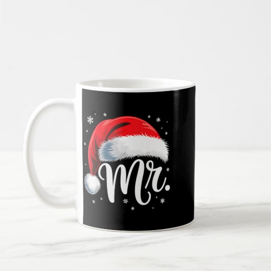 Mug Mr And Mrs Claus Couples Matching  (Gauche)