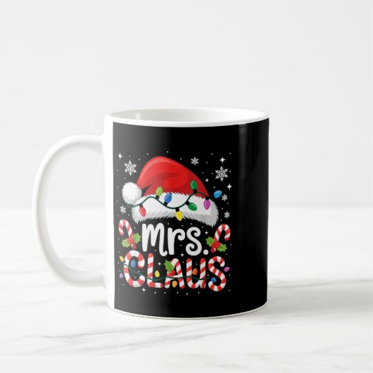 Mug Mr And Mrs Claus Couples Matching Christmas  (Gauche)
