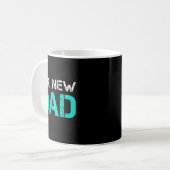 Mug Mr. New Dad . Funny New Dad Tee Shirts  (Devant gauche)