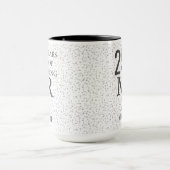 Mug Mr Right Fun 25e Anniversaire Cœurs d'Argent (Centre)