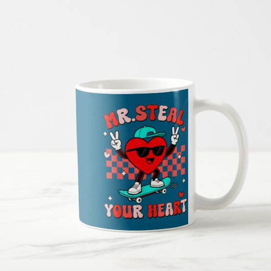 Mug Mr Steal Your Heart For Boys Toddlers Valentine's  (Droite)