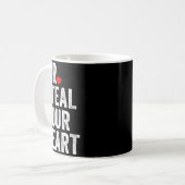 Mug Mr. Steal Your Heart Funny Valentines Day Men’s (Devant gauche)