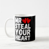 Mug Mr Steal Your Heart Valentines Day Boys Kids  (Gauche)