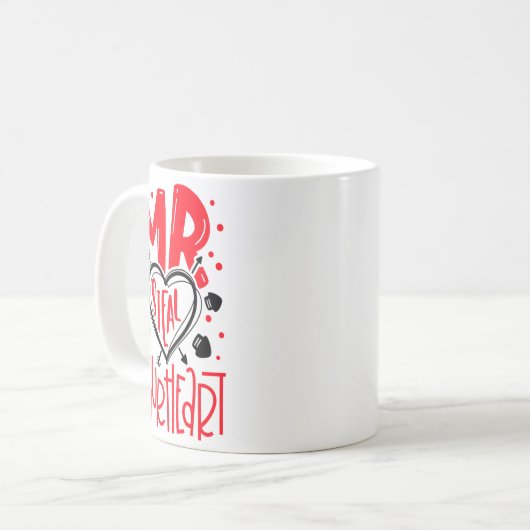 Mug Mr Steal Your Heart Valentines Day Matching Coupl  (Devant gauche)