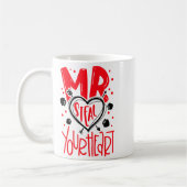 Mug Mr Steal Your Heart Valentines Day Matching Coupl  (Gauche)